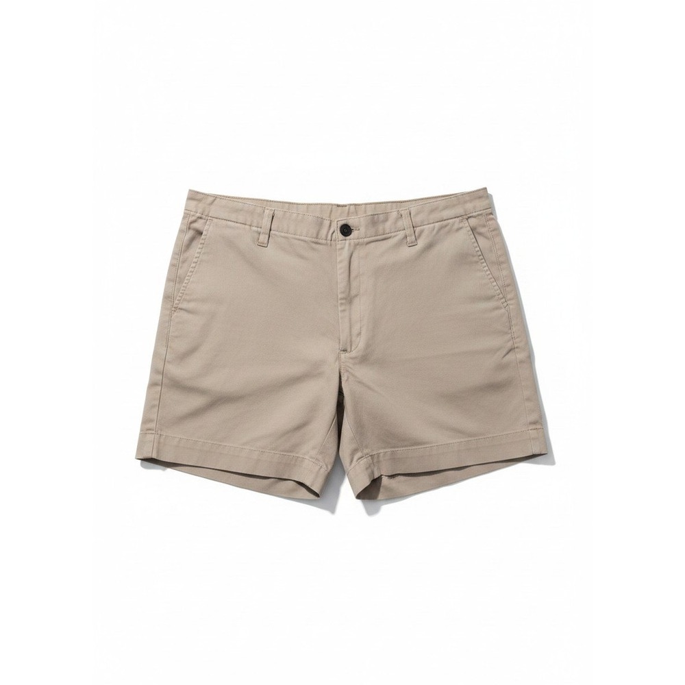 Riveted by Lee Khaki Tan Cotton Twill Chino Shorts, Women's 18W Plus